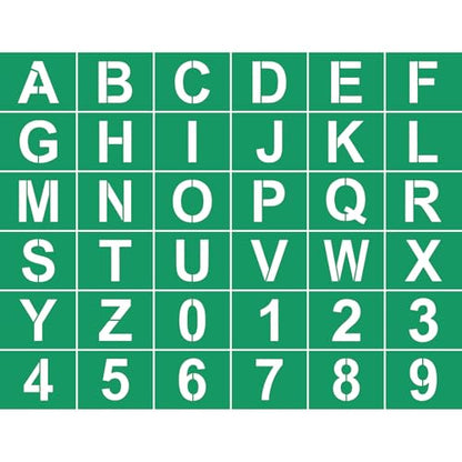 JAJADO Silk Screen Printing Stencil Letters Stencils and Numbers, Reusable Silk Screen Stencils Alphabet Craft Stencils Mesh Transfers Adhesive Stencil for Painting on Wood/Chalkboard/Wall/T-Shirt - color: Uppercase letters Number 8.5x11inch 1pc