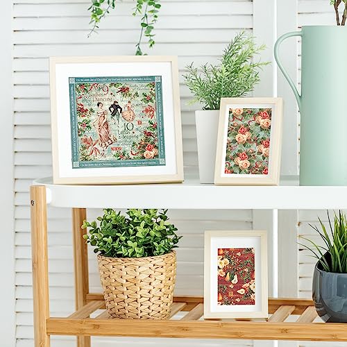 Scrapbook Paper, 24 Sheets 6"×6" 160gsm Single-Sided Patterned Cardstock - color: 24 sheets-carols