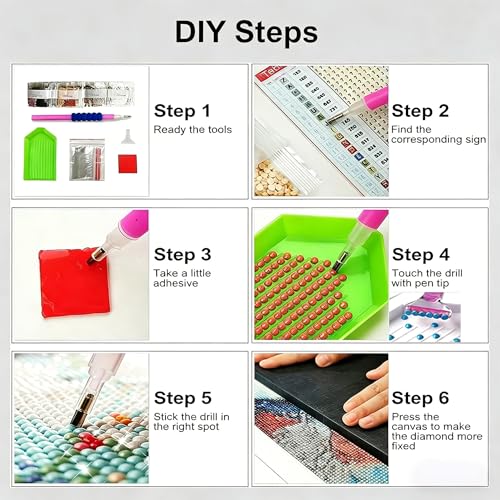 RYMILIE Diamond Art Kits for Adults Flowers and Books 12x16inch - color: DP03343