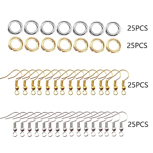 Attuslla Earring Silicone Resin Molds Earring Epoxy Resin Molds DIY Craft with Ear Hooks, Jump Rings for DIY Women Earrings, Pendants, Rings, Jewelry Craft Supplies - color: Style 5