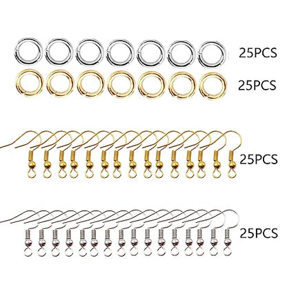 Attuslla 2 PCS Resin Earring Molds Pendant Resin Molds Silicone Jewelry Silicone Resin Molds Making Kits with Ear Hooks, Jump Rings for DIY Earrings, Necklace, Pendant Craft Supplies - color: Style 3