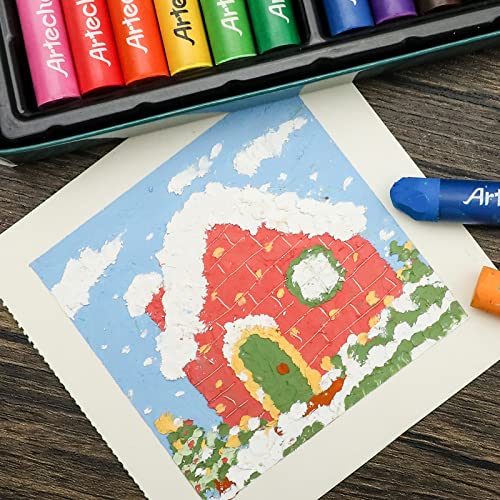 Artecho Oil Pastels Set of 48 Colors (10 x 70 mm)