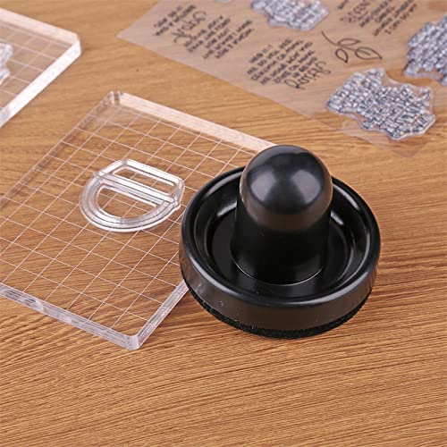 Rubber Stamp Pressure Tool for DIY Scrapbooking Crafts - Precision Embossing Press and Positioning Tools for Arts and Stamping Supplies