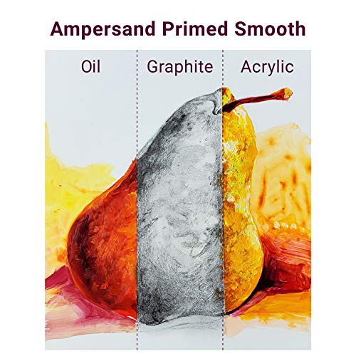 Ampersand Artist Panel Primed Smooth Surface for Painting and Mixed-Media, 1/8 Inch Depth, 11X14 Inch (APS1114) - color: 1/8 Inch Depth, size: 11X14