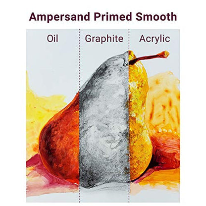 Ampersand Artist Panel Primed Smooth Surface for Painting and Mixed-Media, 1/8 Inch Depth, 11X14 Inch (APS1114) - color: 1/8 Inch Depth, size: 11X14