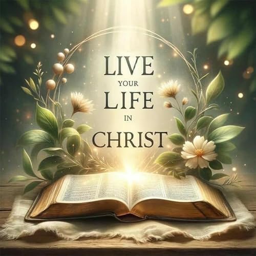 Camocin Diamond Art Kits for Adults, Bible Christian Diamond Painting | Gem Art, Diamond Dot, 5D Full Round Drill, Religious Inspirational Scripture Faith Wall Decor, DIY Craft Gift, 14x14 Inch - color: LBDP1P20