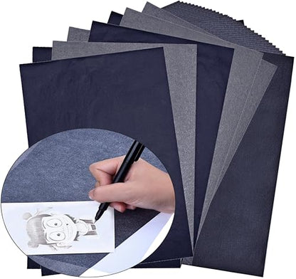 Carbon Paper for Tracing - 100 Sheets Carbon Transfer Paper, Graphite Paper for Carbon Copy, Perfect for Art, Crafts, and DIY Projects
