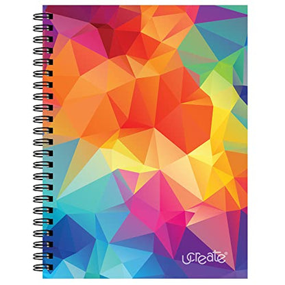 UCreate Fashion Poly Cover Sketch Book - style: Kaleidoscope; 9" x 12"