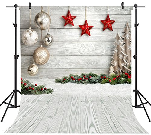 8X8FT Seamless Christmas Theme Pictorial Cloth Customized Photography Backdrop Background Studio Prop SD768 - size: 8'x8'