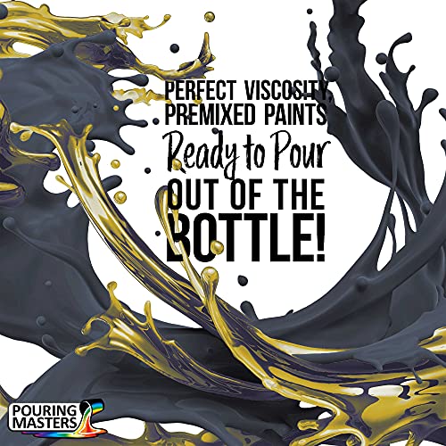 Pouring Masters 12-Color Ready-to-Pour Pouring Paint Set Acrylic Iridescent