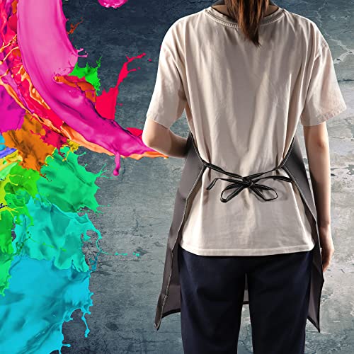 WZMPA Artist Painters Apron With Pockets - It's A Good Day to Make Art - Adjustable Apron for Teacher, Lover, Student Gift - color: Make Art Apron Bl