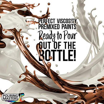 Pouring Masters Copper Penny Metallic Ready to Pour Acrylic Pouring Paint - Premium 64-Ounce Pre-Mixed Fluid Acrylic Paint - Fluid Art Supplies for Canvas, Wood, Paper, Tile & Rocks - color: Copper Penny Metallic, size: 64 Fl Oz (Pack of 1)