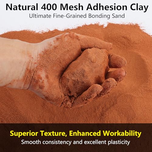 7 lbs Premium Ultra-Fine 400 Mesh Oil-Free Casting Sand for Metal Jewelry Crafting - Exceptional Foundry Sand for Detailed Replicas in Silver, Copper, Bronze, and More - color: red-7lbs