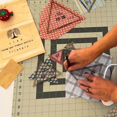 6" Triangle Templates, for Quilting and English Paper Piecing - style: 6" Triangles