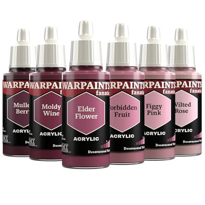 The Army Painter, Warpaints Fanatic Flexible Triad Desaturated Violets | 6 x 18ml Quality Acrylic Miniature Hobby Model Paint Set for Dnd & Warhammer 40K Figures - color: Flexible Triad: Desaturated Violets