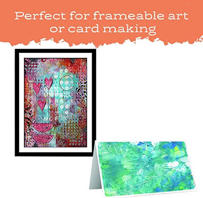 Gel Press Printing Plate Combo - (8" X 10" + 5" x 7") - 10802-10810-2PK | 2-Pack, Top Gelli Printing Plates for Arts & Crafts - size: 8”x10” + 5”x7” Value Pack