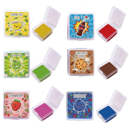 24 pcs Scented Kneaded Erasers Set, Kneadable Art Erasers in Individual Plastic Cases, Soft Moldable Drawing Eraser for Sketching, Charcoal, Graphite, Clean Erasing Stationery (24, Soda Theme) - color: Soda Theme