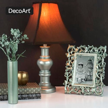 DecoArt Americana Dazzling Metallics Acrylic Paint Set – Starter Set, 9 Bottles (2 fl oz) – Craft Metallic Paints for Canvas, Wood & DIY Projects - color: Multi - Starter