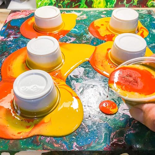 U.S. Art Supply Professional Gloss Pouring Medium 64oz (Half Gallon) - Improves Paint Flow & Cell Effects Creator, Viscosity Adjuster for Art Acrylic Painting - size: 64 Fl Oz (Pack of 1)