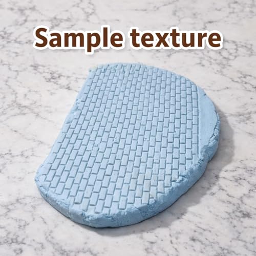 3Pcs Texture Roller for Clay, 3D-Printed Clay Texture Roller, Ideal for Tabletop, Clay Crafts