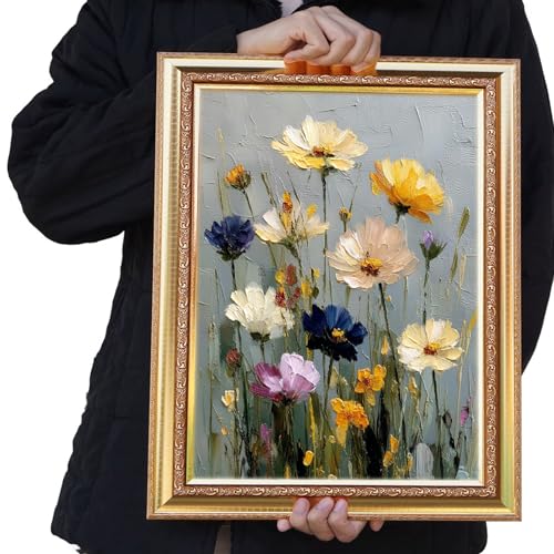GUMITOON Diamond Art Kits for Adults-Flower Full Drill Diamond Dots Paintings for Beginners, Round 5D Paint with Diamonds Pictures Gem Art Painting Kits DIY Crafts Kits 12"x16" QCY-160 - color: QCY-160