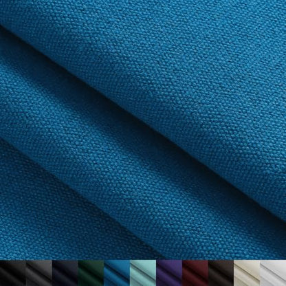 12oz Heavy Duty Canvas Fabric, 59" W Natural Cotton Duck Cloth 5 Yards - color: Blue, size: Pre Cut - 5 Yards