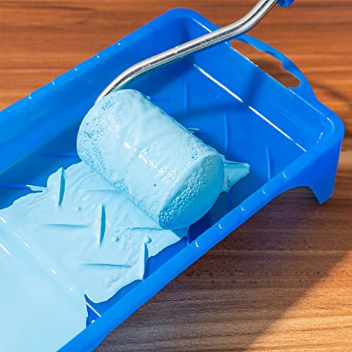 Mister Rui 2 Inch Foam Paint Roller Covers, 12 Pack, Mini Roller Refills | For Small Surfaces and Detail Work. Use with Oil or Water-Based Paints. Smooth on Trim, Corners and Tight Spots. Easy Clean - size: 2 Inch, 12 Pack