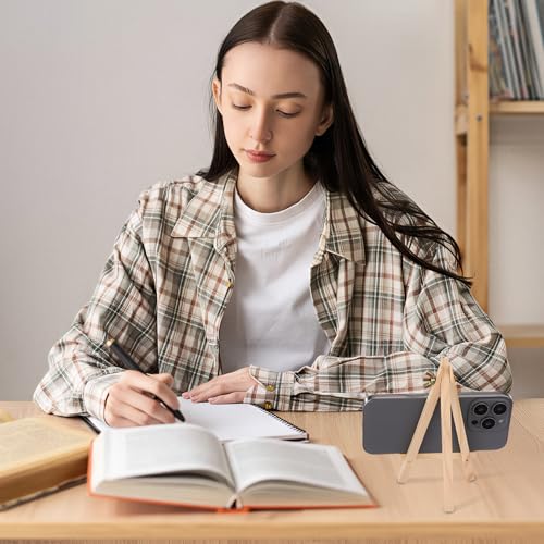 Thenshop 40 Pack Mini Wooden Easels for Display - 6 Inch Small Tabletop Easel Stand Bulk for Canvas, Photos, Place Cards, Wedding Table Numbers, Art Crafts & Party Decor - Natural Wood(Screw Type) - style: Screw Type