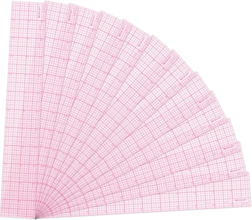 Westcott 8ths Graph Transparent Beveled Edge Ruler, Zero Centering Scale, Durable Laminated Finish,12-Inch, Measuring Tool for School, Office, Drafting, Sewing, Engineering, School Supplies, 12 Pack - size: 12-Pack