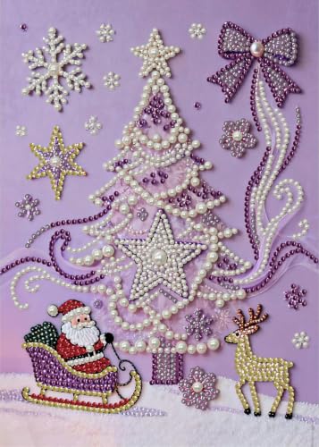 Christmas tree Pearl Art Kits for Adults,Pearl Diamond Painting 12x16In - color: DP04372