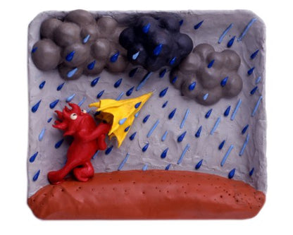 Van Aken Plastalina Modeling Clay Sculptor Gray 1 lb. bar