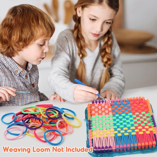 IQKidz 224 PCS Loom Loops Refill for Potholder Weaving Loom Kit Toys, Elastic DIY Arts and Crafts Loops Supplies for Kids Beginners, Perfect Birthday Gifts for 5 6 7 8-12 13 Year Old Girls - size: Loom Loop Refills