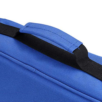 BTSKY Art Marker Carrying Case Lipstick Organizer-60 Slots Canvas Zippered - color: Blue