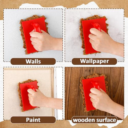 Threlaco 2 Pcs Large Sponge Paint Roller for Painting Sea Texture Sponge for Painting Art Coatings Natural Brush Paintings Texture Repair Home Wall Decorating