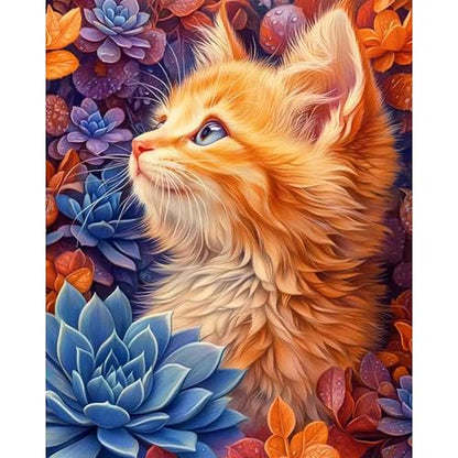 Arttoplus Cat Paint by Numbers Kit for Adults Beginner 16x20 inch - color: MT22586-US