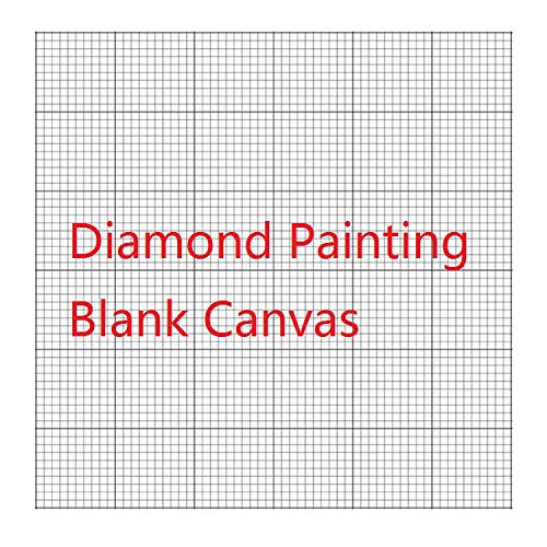 10Pcs 20x20CM Diamond Painting Canvas with Glue, Round/Square Blank Grid Canvas Empty for Customized Projects - color: Square Canvas, size: 20x20CM-10PCS