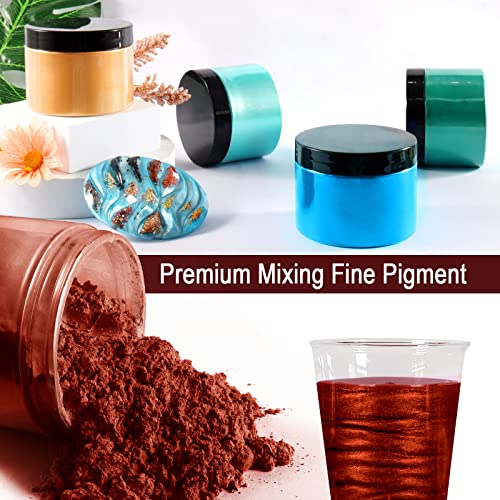 Ceya Mica Powder,5.3oz/150g Tawny Orange Pearlescent Effect Pigment Powder - color: G-Tawny