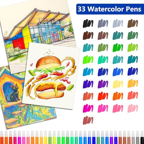 Halobios Art Supplies, 144-Piece Deluxe Art Set Professional Art Kit with Portable Aluminum Case, Crafts Drawing Painting Kit for Gifts Adults Kids Artists