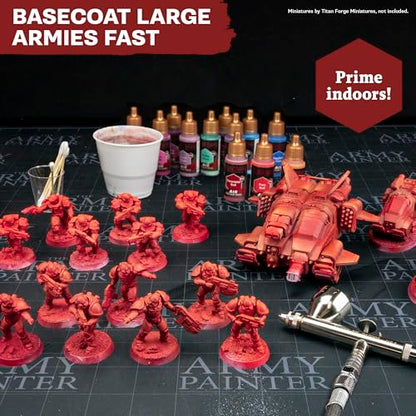 The Army Painter, Airbrush Primary Bundle Greyscale, 2 Triads x 6 x 18 ml | Pre-thinned Acrylic spray gun paints - Paint sprayer paint for D&D & Warhammer Miniatures - color: Greyscale