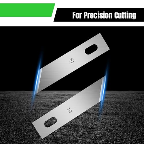 120 Pcs Exacto Knife Blades, #17 High Carbon Steel Hobby Knife Blade Refills Hobby Knife Replacement Blades for Craft, Scrapbooking, Stencil - size: #19