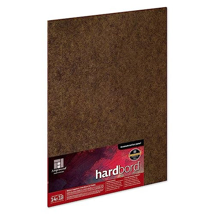 Ampersand Art Supply Hardboard Wood Painting Panel: Museum Series Hardbord, 14" x 18", 1/8 Inch Flat Profile - color: 1/8 Inch Flat Profile, size: 14" x 18"