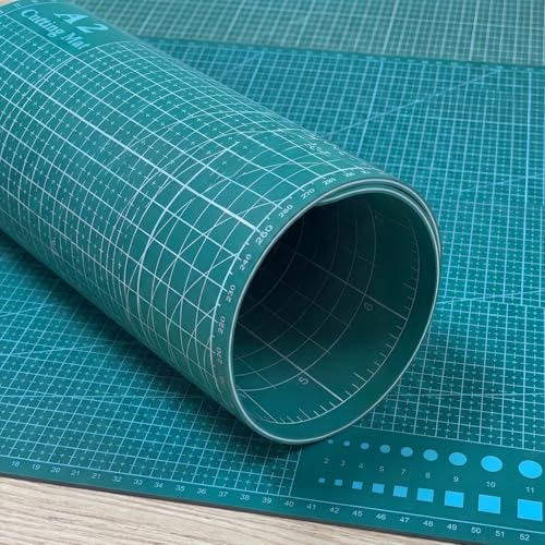 THMINS Self Healing Cutting Mat, 24 x 36 in, Green Cutting Mat,A1 | 5 Ply, Double Sided - size: 24"×36"