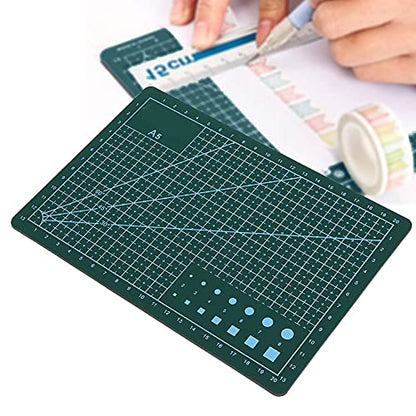 Self Healing Cutting Mat 5.9 x 3 Inch Double Sided Sewing Mat for Crafts Quilting Fabric Precision Scrapbooking Hobby DIY Small Cutting Board