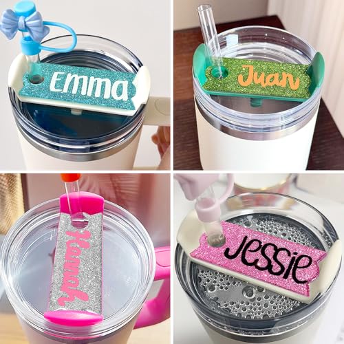 RESINWORLD 10-Cavity 20oz/30oz & 40oz Name Plate Silicone Mold, Cup Topper Mold for Resin Casting