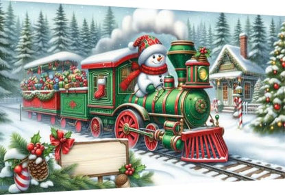 Extra Large Diamond Art Kits for Adults, 5D Diamond Painting Kits 28x16 In - color: Christmas Big Diamond Painting