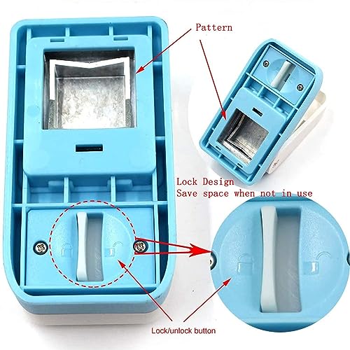 5/8 inch Square Punch Craft Lever Punch Handmade Paper Punch for Crafting Scrapbooking Cards,DIY Cards Making 0.625X0.625 inch Equilateral Square Color by Random - color: 5/8 inch Square