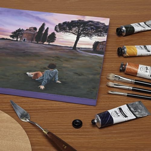 Creative Mark Mimik Recycled PET Cradled Canvas Panel 3/4" Depth - 5x7 Pack of 12 - Medium-Textured Painting Board for Eco-Conscious Artists, 14.11 oz Triple-Acrylic-Primed Weight Mounted Canvas - size: 5x7" Pack of 12