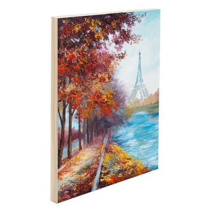 Da Vinci Pro Resist-Grip Coarse Textured Gesso Board, 6x6-12 Pack, 3/4" Depth Art Boards for Painting, White Acrylic Polymer with Quartz Sand, Warp-Resistant Cradled and Sealed MDF Panel