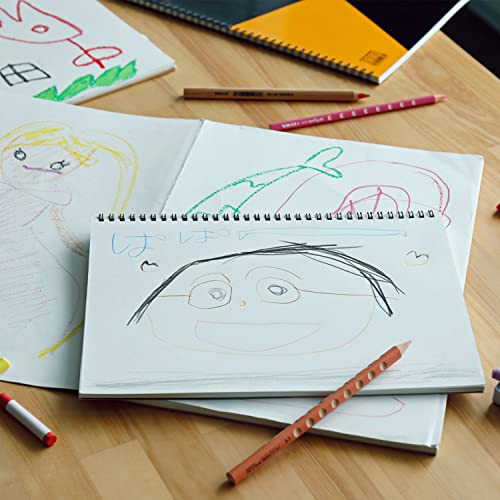 Maruman Zuan Sketch Pad, Horizontal A4, 8.27" x 11.69", 50 Pages | Sketchbook With Premium Acid-Free Drawing Paper, Glued Binding, Drawing Pad Made in Japan, Art Book For Sketching - size: A4, style: SKETCHPAD