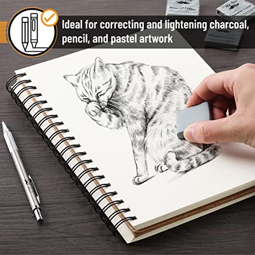Mr. Pen- Kneaded Erasers, 1.44" x 1.36", 18 Pack, Gray - color: Gray, size: 18 Pack, 1.44" x 1.36"